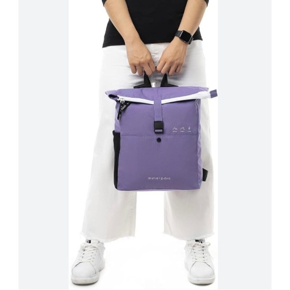 Sherpani Women's Miyako Medium Nylon Backpack Iris Purple